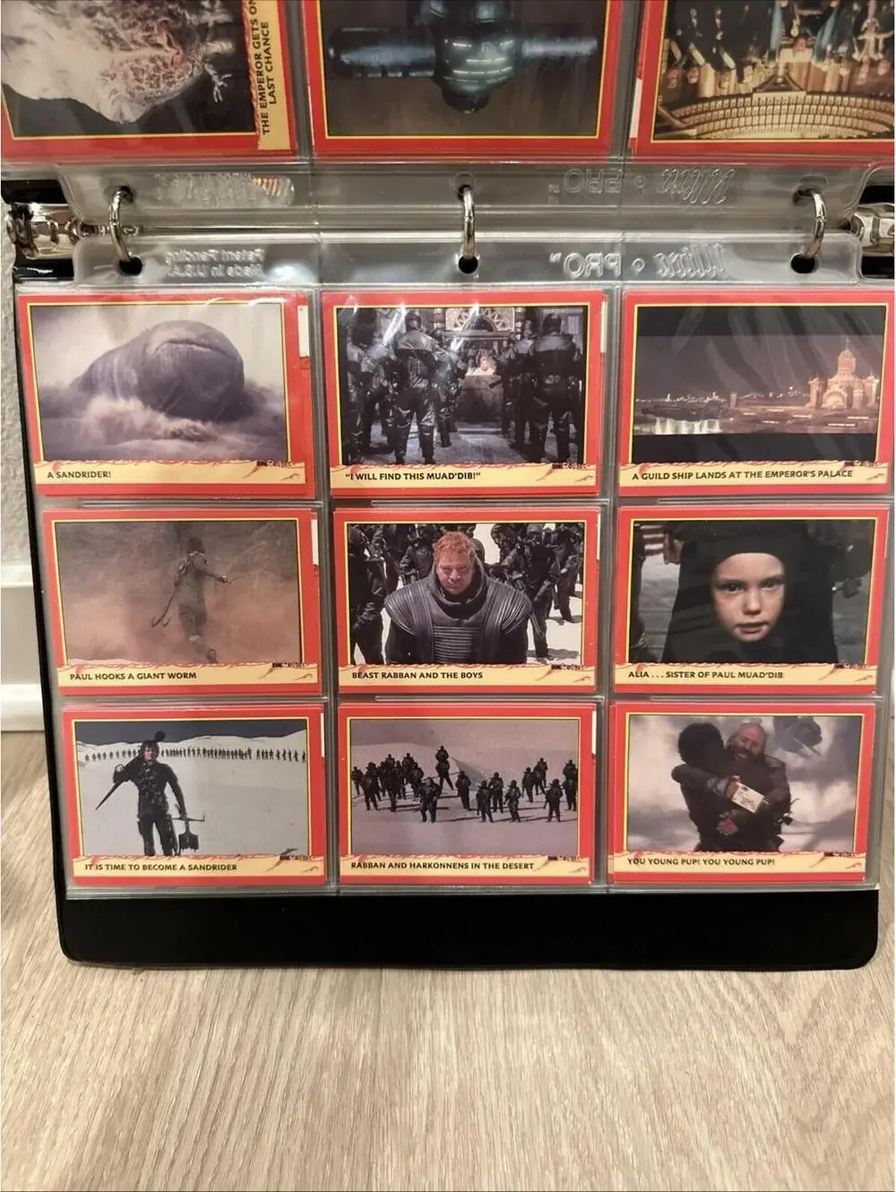 1984 Fleer Dune Movie Trading‎ Card Complete Base Set 137+